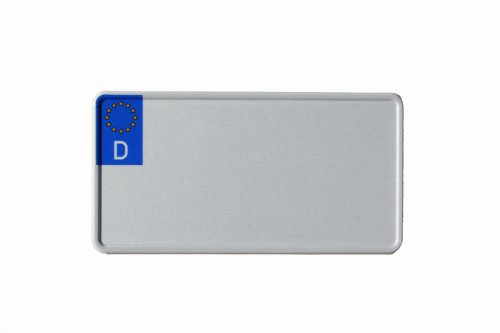 Traktor/Agrar KFZ-Kennzeichen EU 255 x 130 mm, reflektierend/grün für steuerbefreite Fahrzeuge, mit Wunschkennzeichen