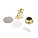 Produktbild Mini drehbar Magnet Halter Gentleman Villain Hat Magnet Stent Navigation Fahrzeug Auto-Styling Handy-Halter Farbe: golden