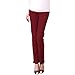 Maternity Adjustable Waist Slant Pockets Front Casual Thick Pants