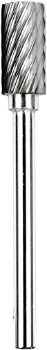 Dedeco 12115 Carbide Bur, Single-Cut, Cylindrical Flat End, 1/8" x 1/4" x 1/2", SA-51