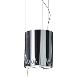 Elica Naked 480 m³/h Lustre suspendu Acier inoxydable - Hottes (480 m³/h, recirculation, 65 dB, Lustre suspendu, Acier inoxydable, Acier inoxydable)