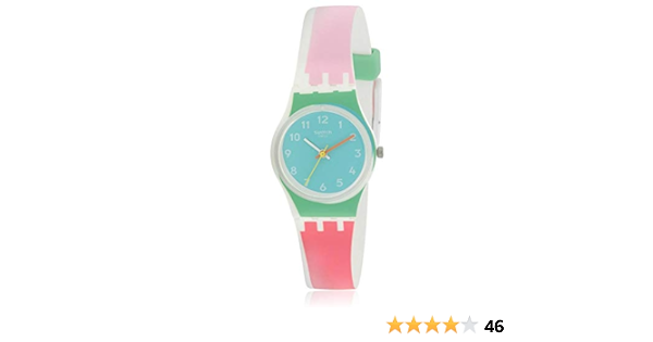 Swatch Women's Digital Quartz Watch with Silicone Strap LW146 : Swatch:  Amazon.co.uk: Watches