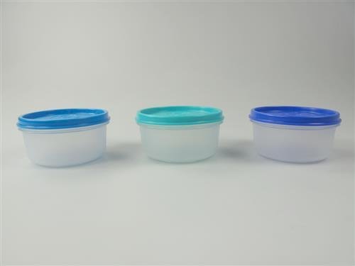 TUPPERWARE Kühlschrank 200ml blau B15 Drei Julchen Dose Box Drilllinge 6730 - 8