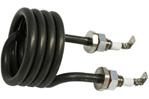 Speem | Resistencia para máquina de café de 1 KW Longitud 60mm | Recambio cafetera | Para calentar el agua | Se aplica en la cafetera | Resistencia tubular de 1000W