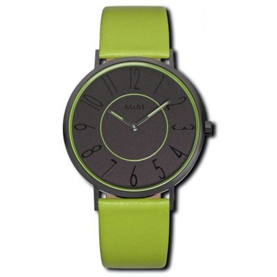 M&M Damenuhr Color Blocking grn - M11870-687