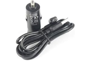 ‎RILOER Riloer Kfz-Ladegerät für TomTom Micro-USB, LED-Auto-Ladegerät und 1,8 m langes Ladekabel für GPS, kompatibel mit Garmin Nuvi, Garmin GPS-Ladekabel