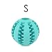 Produktbild Jinxuny Biss Beständig Spielzeug Elastizität Ball Gummi Hundefutter Ball Zahnreinigungsspielzeug Interaktiver Hund Extra zähes Spielzeug für Hunde Puppie (Color : Mint, Size : S)