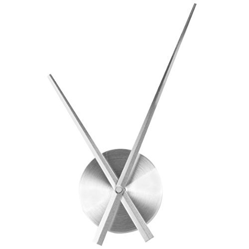 Kit Movimento Orologio Fai Da Te PATIKIL 3D Con Lancette Grandi, Albero 6mm, Per Quadranti Spessi Fino A 19mm, Nero