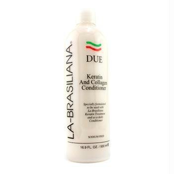 La Brasiliana DUE Keratin and Collagen Conditioner 500ml - 16.9oz