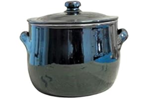 Benegiamo Arte e Terracotta BNG064 Pentola con Coperchio, Multicolore