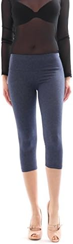 yshop Capri Leggings Higher Federation With Bags 3/4 Leggings Trousers Cotton Ladies Jeans XL-40