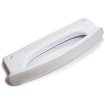 Maniglia Per Porta Frigo Whirlpool DL-pro | 225x75mm, Bianco Con Decorazioni Argentate - Foto 5