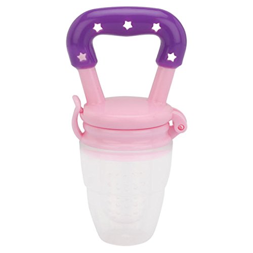 Maxbell Silicone Baby Food Fruit Teething Feeder Pacifier For Vegetables (Pink) RS.199 (60.00% Off) - Amazon