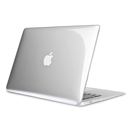 détail Fintie Coque MacBook Air 13 - Haute Qualité Plastique Transparent Dur étui Housse pour Apple MacBook Air 13.3 Pouces (A1466 / A1369) , Transparent Clair