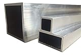 cuadrado aluminio anodizado lacado blanco  Caja de tubo cuadrada de aluminio rectangular de 2 m de largo, 25 mm x 15 mm x 1.5 mm x 2000 mm, 1