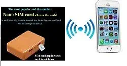 FREDI HD PLUS Nano SIM Card GSM Box with Hidden in Ear Wireless earpiece