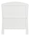 Babymore Aston Drop Side Cot Bed (White) with Foam Mattress