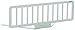 Jane Wooden Bed Rail (White)