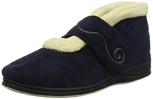 Padders Hush, Chaussons Montants Femme, Bleu Marine, 40 EU