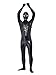 Price comparison product image Smiffys Adult men's Gimp Costume, Bodysuit with Straps and Chainmail Underwear, Funny Side, Serious Fun, Size L, 43981