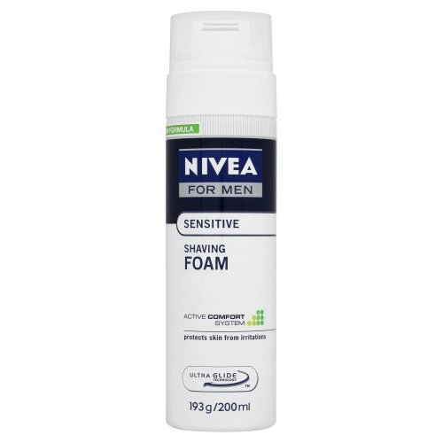 Nivea Men Sensitive Shaving Foam Active Comfort System, 200ml