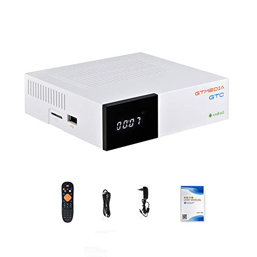 GT MEDIA GTC Android 6.0 TV BOX + DVB-S2 / T2 / Cavo / ISDBT Decoder Ricevitore Smart TV Ricevitore TV satellitare Ricevitore digitale terrestre HDMI, WLAN integrata 2.4G + BT 4.0