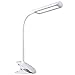Produktbild Stoog® 7W dimmbare Klemmleuchten/LED Schreibtischlampe, faltbare augenpflegende Leselampe, 3 stufige Helligkeit, flexibeles Material Schreibtisch Leselampe für Kinder, Haus, Büro-Verwendung; Farbe:weiß [Energieklasse A+]