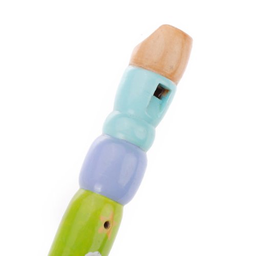 Hölzerne Kinderflöte, Kinder Flöte, Blockflöte Kinder Musik Spielzeug - 6