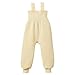 Disana Knitted Baby Dungarees in Organic Merino Wool Natural 62/68 3-6m