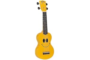Mahalo USMILE Ukelele mit Gitarren-Mechaniken gelb
