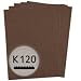 Produktbild kwb K120 Schleifpapier in 10 Bögen, 230x280mm - für Metall und Stahl