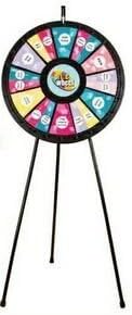 Games People Play 63016 12 to 24 Slot Floor Stand Prize Wheel Game 31 in. Diameter by Games People Play