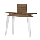 Symbiosis 2295A0835A00 PRISM Console Panneaux De Particules Mélamines Noyer 118 x 33 x 80 cm