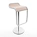 Produktbild la palma Lem 80 Fix Barhocker Gestell chrom matt, buche gebleicht Holz