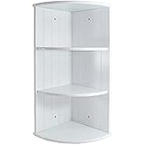 Badezimmer Eckregal WEISS Badregal: Amazon.de: Küche & Haushalt