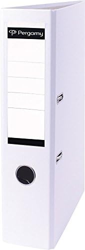 Pergamy 900822 File with Plastic Cover A4 7.5 cm White