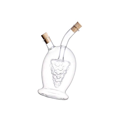 Gazechimp 2-Auslass Olivenöl Glas Essigflasche Glasflasche - 6