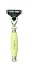 Edwin Jagger Simulated Ivory Gillette Mach 3 Razor with Nickel Plated Collar and End Cap