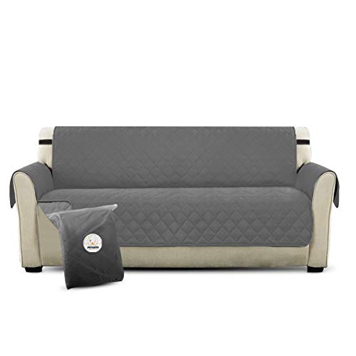 spécification PETCUTE Luxe matelassé Chaise Housse canapé Protecteur canapé Housse pour Animaux de Compagnie Extra Doux Toutes Tailles Gris Trois Places