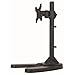 Price comparison product image Black monitor table bracket with pedestal, tiltable by 90°, rotatable about 360° for Dell 24" S2417DG