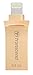 Produktbild Transcend JetDrive Go 500G 64GB Lightning & USB3.1 OTG Stick (für Apple iPhone, iPad, iPod) Gold