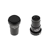 Con rosca M42x0.75mm para conectar la cámara digital a través del adaptador de anillo en T.