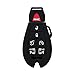 Price comparison product image BROVACS Silicone Cover Protector Case Skin Jacket fit for JEEP CHRYSLER DODGE 7 Button Smart Remote Key Fob CV4758 Black