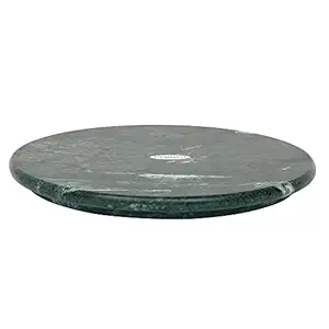 Primed 11 Inch Green Marble Chakla/Roti and Chapati Maker Board For Kitchen (11 Inch)