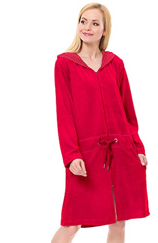 dn-nightwear -  Accappatoio - Donna Rosso XXL