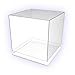 Produktbild HOKU Holzhäuser Kunststofftechnik  Präsentationsbox. Acryl-Glas Box 30-cm x 30-cm x 30-cm mit Boden/Deckel Würfel, Acryl/Plexiglas, 5 transparente Seiten, farblos
