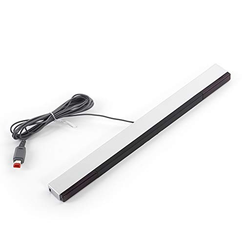 Preisvergleich Produktbild Dreamitpossible Drahtgebundene Bewegungsmelder Empfänger ABS Sensor Bar Receiver mit Standfuß für Nintend Wii / WiiU