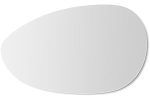 SENZEAL Vetro Specchio Retrovisore Riscaldabile Lato Conducente per Fiat 500 500C 2007-2024 Grande Punto 2005-2012 Linea 2006-2018 Abarth 500C 595C 695C 71740498 (Sinistro)