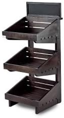 Dark 3 Tier Wooden Counter-Top Stand 80*40*40