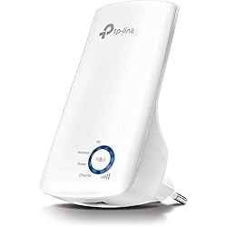 TP-Link TL-WA850RE - Repetidor de red Wifi extensor amplificador de cobertura(Puerto Ethernet,10/100 mbps, con enchufe, 300 Mbps, 2.4 GHz)